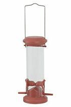 Kŕmidlo pre vtáky SILO 2 bidielka červená Zolux