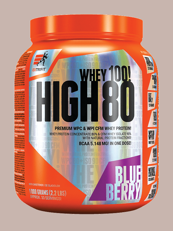 Extrifit High Whey 80 1000 g blueberry