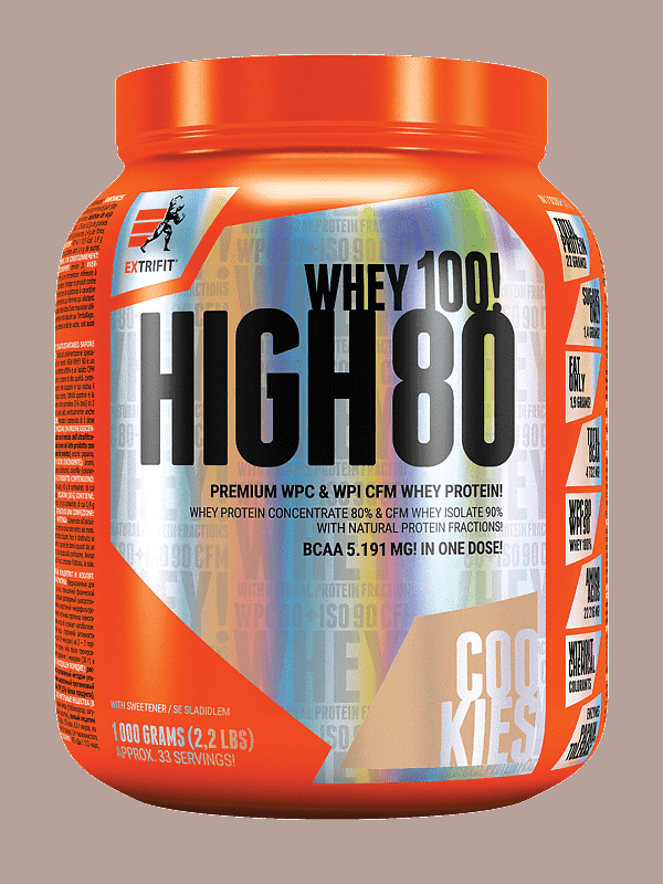 Extrifit High Whey 80 1000 g cookies