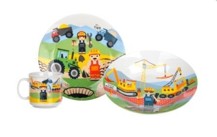 Banquet The Builders 3-dielna detská súprava