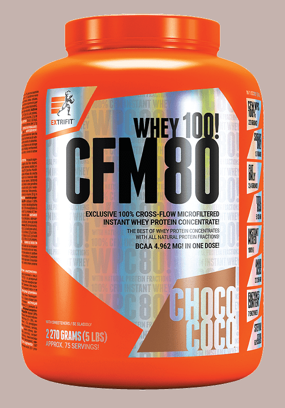 Extrifit CFM Instant Whey 80 2270 g choco coco
