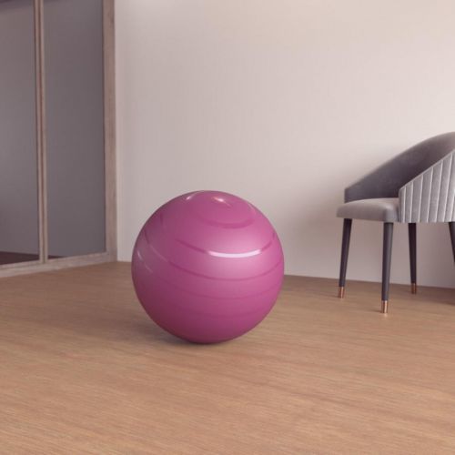 Gymnastická lopta Swiss ball veľkosť 1 bordová