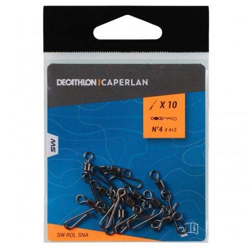 Obrtlík s karabínkou na lov technikou surfcasting SW ROL SNA č. 4