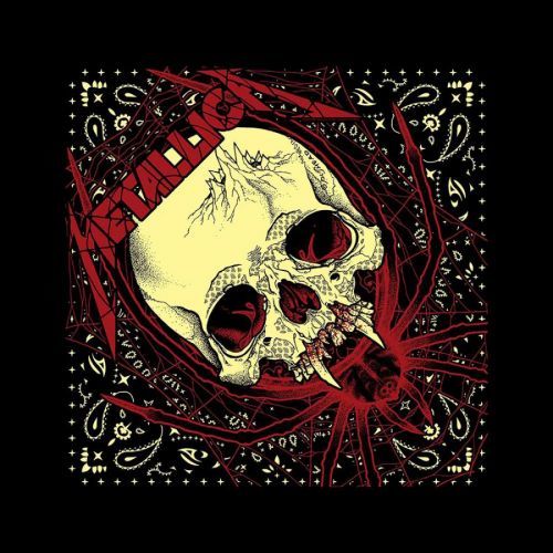 Metallica - Šatka Spider Skull - Muž, Unisex, Čierna, Univerzálna