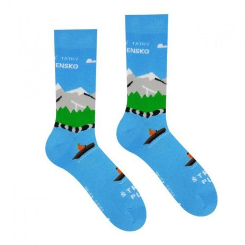 Ponožky Hesty Vysoké Tatry Štrbské pleso - modré, 35-38