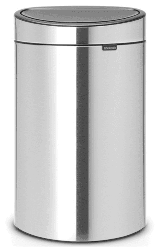 Dotykový odpadkový kôš bezotiskový Touch Bin NEW Brabantia matný ocelový 10 + 23 l
