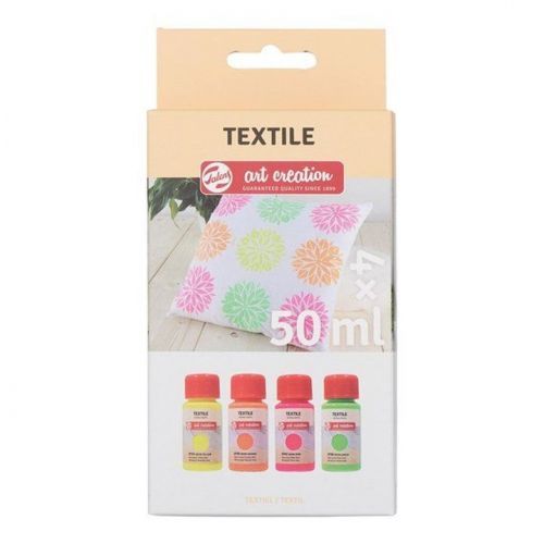 Farby na textil Talens Art Creation Neon / sada 4 x 50 ml