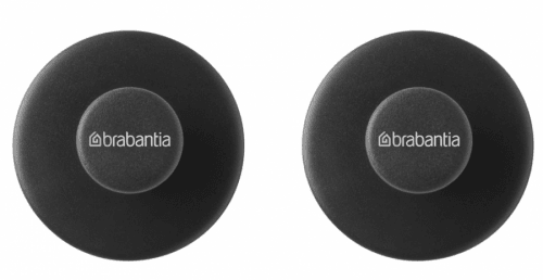 Háčiky na uteráky Brabantia sivé 2 ks