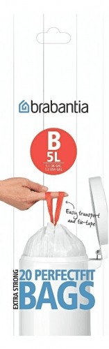 Vrecia do odpadkového koša B PerfectFit Brabantia 5 l 20 ks v roli