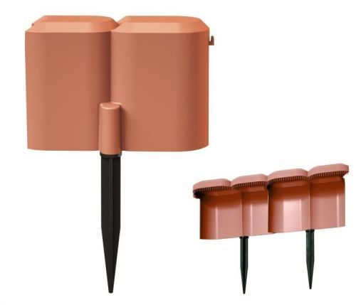 Zahradní palisáda NIAL 190 cm terakota