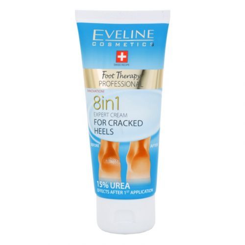 Eveline Cosmetics Foot Therapy krém na popraskané päty 8 v 1 100 ml