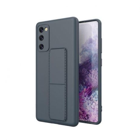 MG Kickstand silikónový kryt na Samsung Galaxy A71, modrý