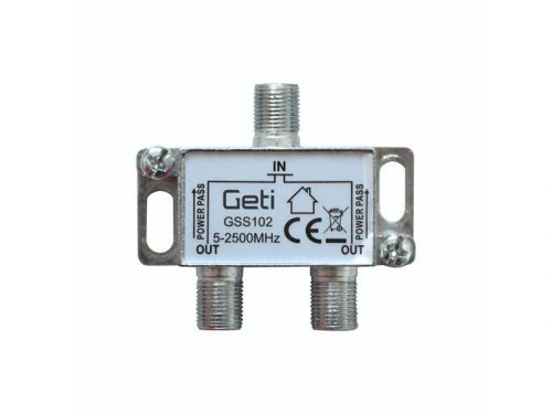 Anténny rozbočovač GETI GSS102 2 výstupy