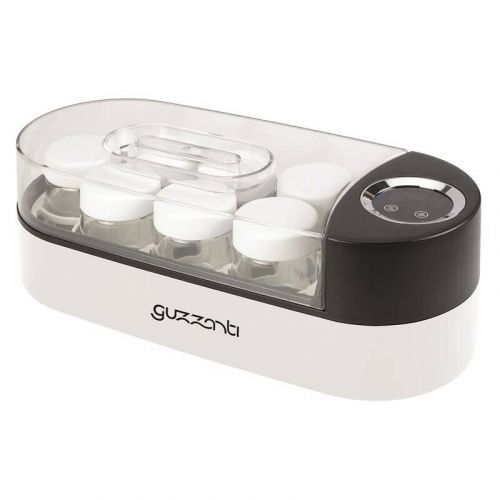 Jogurtovač Guzzanti GZ 706 biely jogurtovač • príkon 14 W • časovač • 7 pohárov s objemom 170 ml • celkový objem 1,2 l • LCD displej • ľahké čistenie