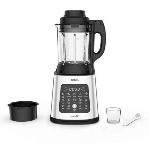 Stolný mixér Tefal Perfectmix Cook BL83SD30 stolný mixér • výkon 1 400 W • 10 programov: 4 na studené a 6 na teplé pokrmy • varenie v pare • objem nád