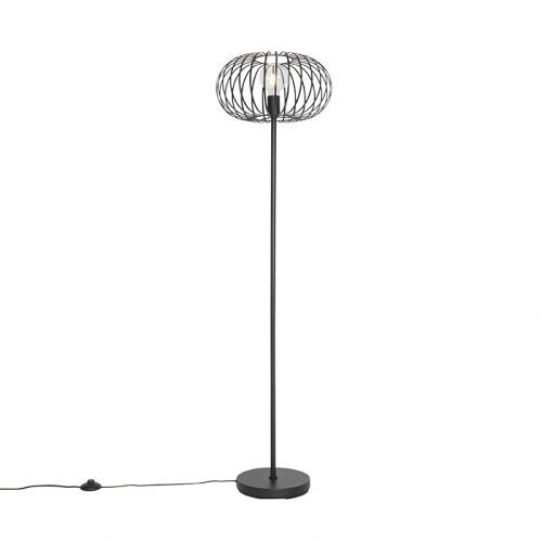 Design vloerlamp zwart - Johanna