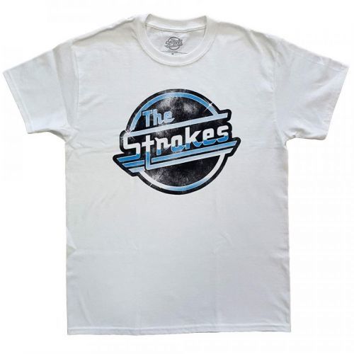 The Strokes - Tričko Distressed OG Magna - Muž, Unisex, Biela, L
