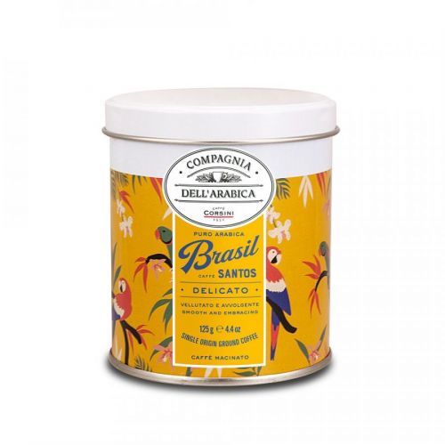 CORSINI Brasil Santos mletá káva plech 125 g