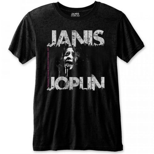 Janis Joplin - Tričko Shea '70 - Muž, Unisex, Čierna, L