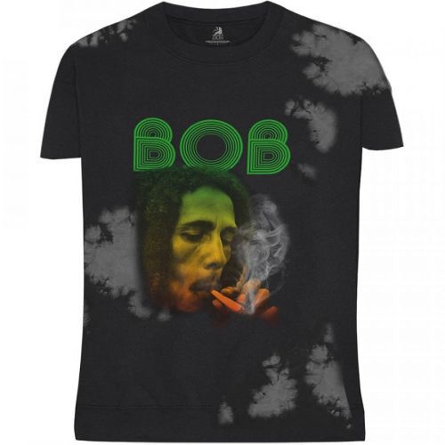 Bob Marley - Tričko Smoke Gradient - Muž, Unisex, Šedá, L