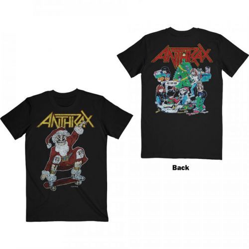 Anthrax - Tričko Vintage Christmas - Muž, Unisex, Čierna, S