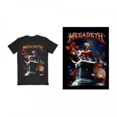 Megadeth - Tričko Santa Vic Chimney - Muž, Unisex, Čierna, S