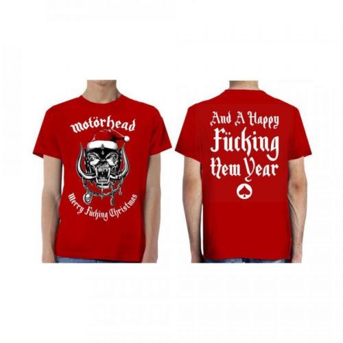 Motörhead - Tričko Christmas 2017 - Muž, Unisex, Červená, S