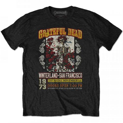 Grateful Dead - Tričko San Francisco - Muž, Unisex, Čierna, L