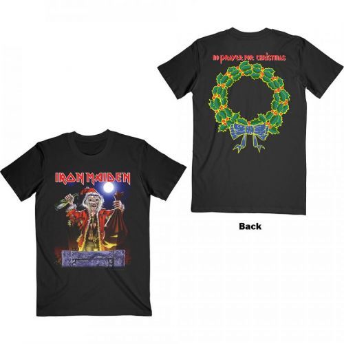 Iron Maiden - Tričko No Prayer For Christmas - Muž, Unisex, Čierna, S