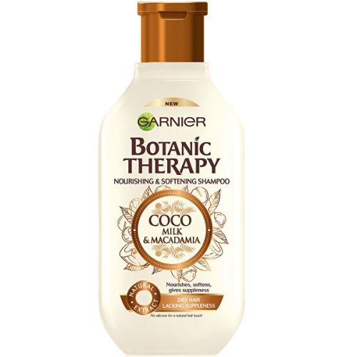 Garnier Vyživujúce a zvláčňujúci šampón pre suché a hrubé vlasy Botanic Therapy (Coco Milk & Macadamia Shampoo) 400 ml