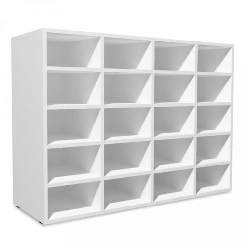 Botník DTD dekorhome Biela