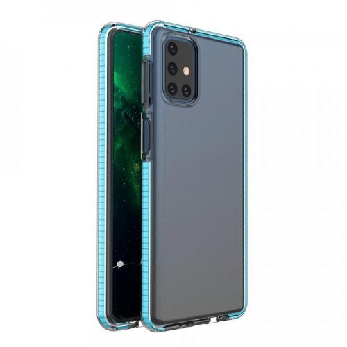 Puzdro Spring clear TPU pre Samsung Galaxy M31S  - Tyrkysová KP8704