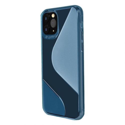 Puzdro S-Case TPU pre Huawei P40 Lite E  - Modrá KP9227