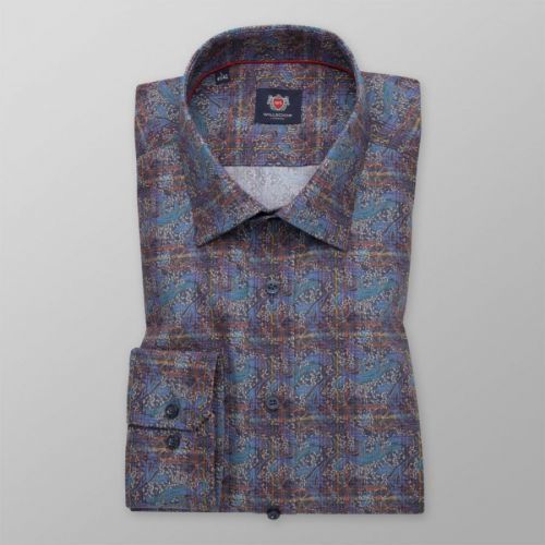 Košeľa Slim Fit s kockovaným vzorom (výška 176 - 182 a 188 - 194) 9912