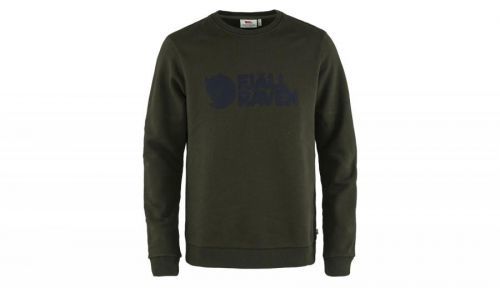 Fjällräven Logo Sweater M Deep Forest zelené F84142-662