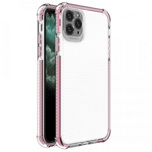 Silikónové puzdro Spring Armor pre Apple iPhone 11 Pro Max - Slabo Ružová KP9591