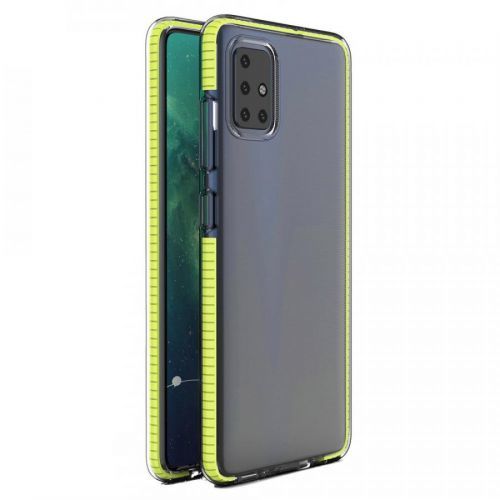 Puzdro Spring clear TPU pre Xiaomi Note 9 Pro/Note 9S  - Žltá KP8586