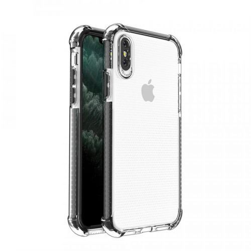 Silikónové puzdro Spring Armor pre Apple iPhone X/iPhone XS - Čierna KP9561