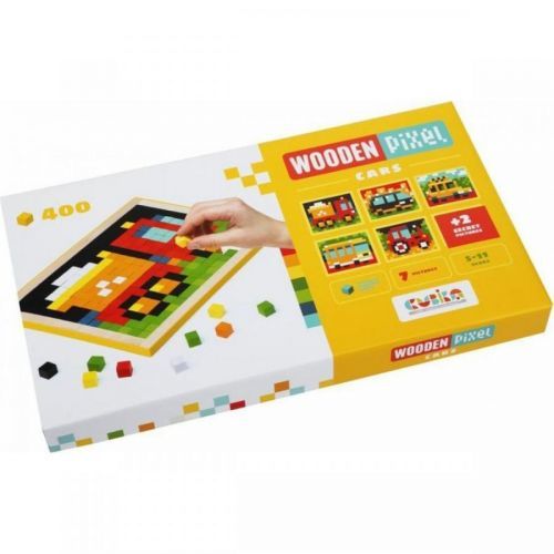 Cubik 14903 Pixel IV autá drevená mozaika