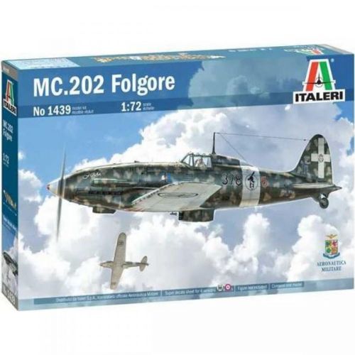 Italeri Model Kit lietadlo MC 202 Folgore 1:72