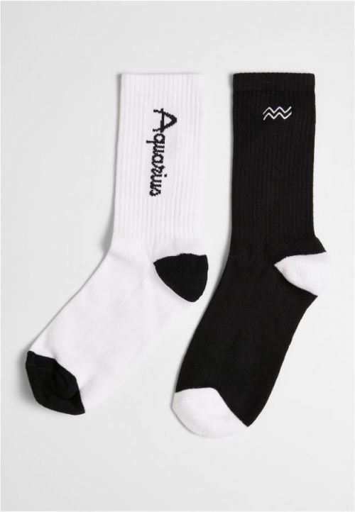 Zodiac Socks 2-Pack black/white libra - 43-46