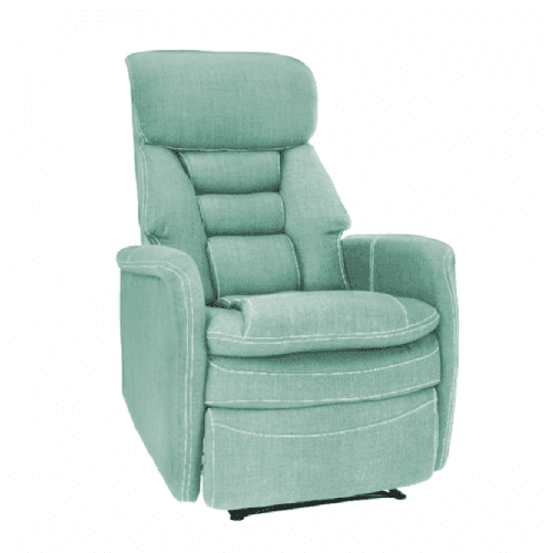 Relaxační křeslo, látka mentolová, KOMFY