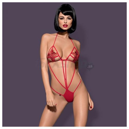 OBSESSIVE Erotické body Luiza teddy red
