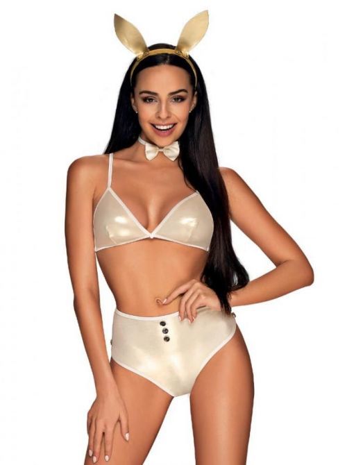 Sexy kostým Neo Goldes - Obsessive Golden S / M