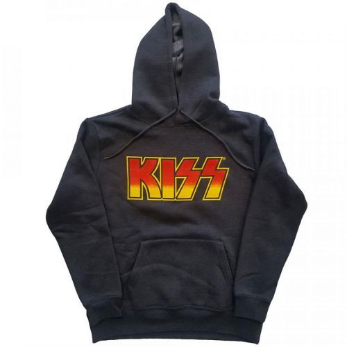 Kiss - Mikina Classic Logo - Muž, Unisex, Šedá, XL