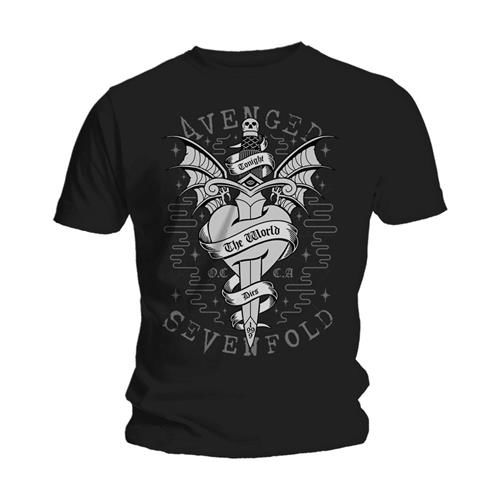 Avenged Sevenfold A7X - Tričko Cloak & Dagger - Muž, Unisex, Čierna, L