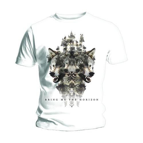 Bring me the horizon - Tričko Wolven Version 2 - Muž, Unisex, Biela, XXL