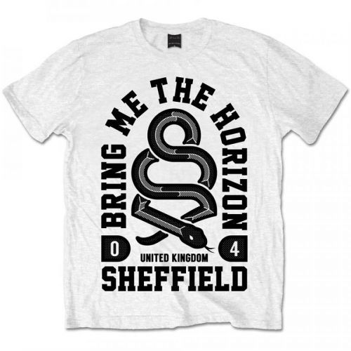 Bring me the horizon - Tričko Snake - Muž, Unisex, Biela, XL