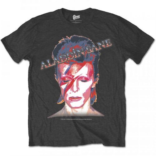 David Bowie - Tričko Aladdin Sane - Muž, Unisex, Čierna, XL