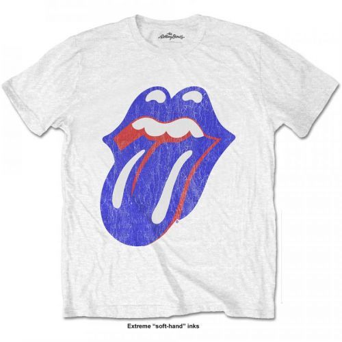 Rolling Stones - Tričko Blue & Lonesome Vintage - Muž, Unisex, Biela, M